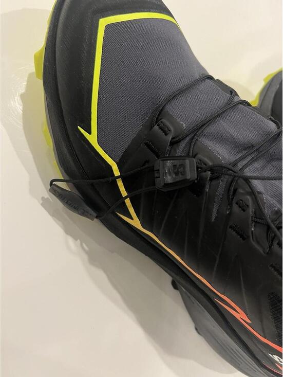 $139 SALMON Thundercross Men’s 11.5 Trail Running Shoes Black 472954